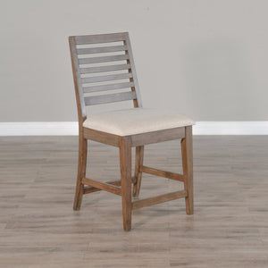 Sunny Designs Doe Valley Buckskin 24 Inch Counter Barstool with Cushioned Seat