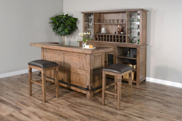 Sunny Designs Doe Valley Buckskin Bar Console Table