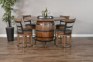 Sunny Designs Doe Valley Buckskin Round Pub Table