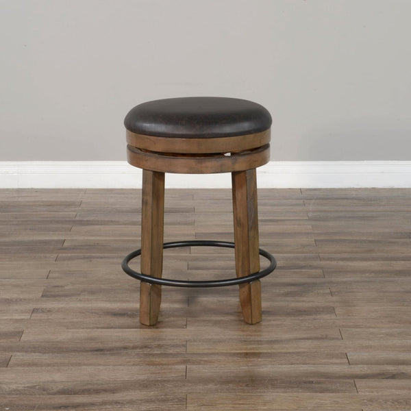 Sunny Designs Doe Valley Buckskin Swivel Stool