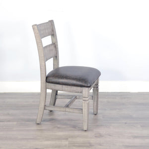 Sunny Designs Homestead Hills Tobacco Leaf & Alpine Grey Ladderback Dining Chair