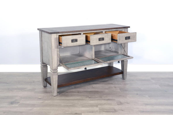 Sunny Designs Homestead Hills Tobacco Leaf & Alpine Grey Server