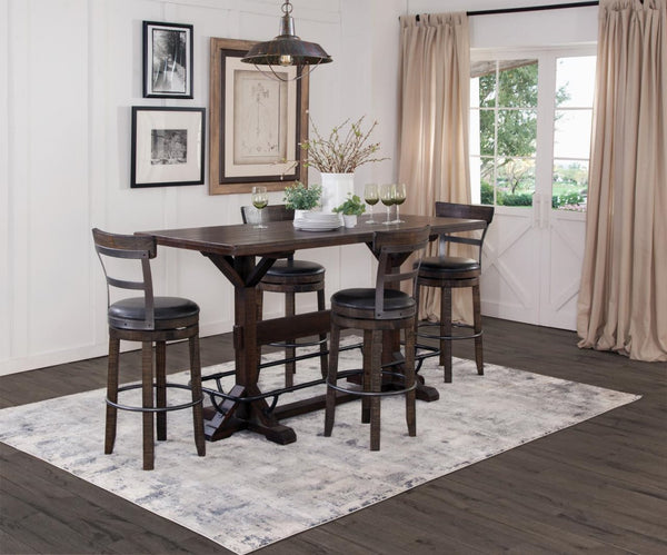 Sunny Designs Homestead Tobacco Leaf Pub Counter-Height Table