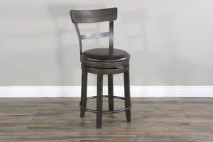 Sunny Designs Homestead Luxurious Tobacco Leaf Barstool