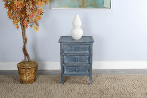 Sunny Designs Marina 26 Inch Ocean Blue End Table