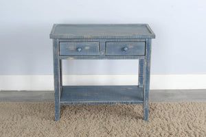 Sunny Designs Marina 26 Inch Ocean Blue Side Table