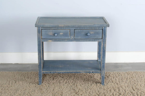 Sunny Designs Marina 26 Inch Ocean Blue Side Table