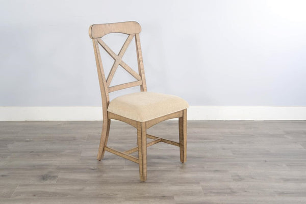 Sunny Designs Marina Beach Pebble Dining Chair with Cushioned Seat