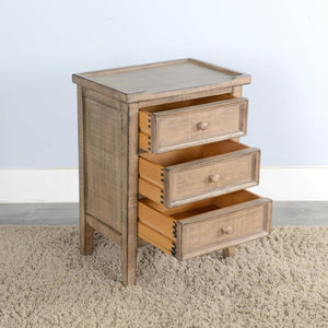 Sunny Designs Marina Beach Pebble End Table