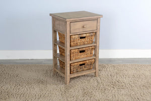 Sunny Designs Marina Beach Pebble Storage Table