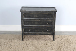 Sunny Designs Marina Black Sand 26 Inch End Table