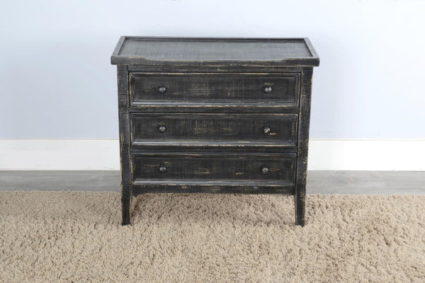 Sunny Designs Marina Black Sand 26 Inch End Table