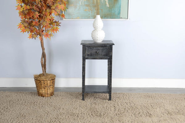Sunny Designs Marina Black Sand 31 Inch Side Table