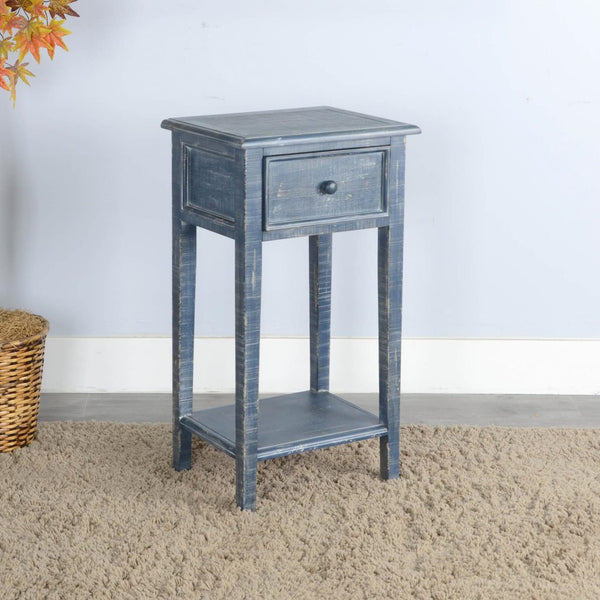 Sunny Designs Marina Ocean Blue 31 Inch Side Table
