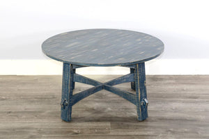 Sunny Designs Marina Ocean Blue Coffee Table