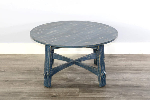 Sunny Designs Marina Ocean Blue Coffee Table