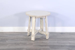 Sunny Designs Marina White Sand 24 Inch End Table