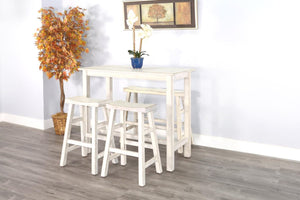 Sunny Designs Marina White Sand Pub Table