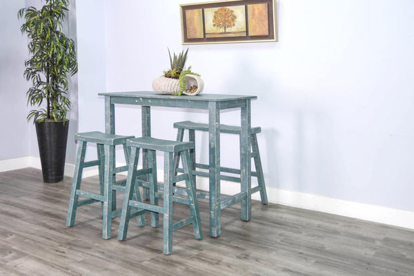 Sunny Designs Marina White Sand Sea Grass 30 Inch Saddle Seat Stool with Wood Seat