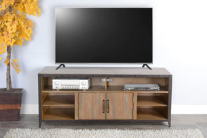 Sunny Designs San Diego Antique Brown Media TV Stand Console