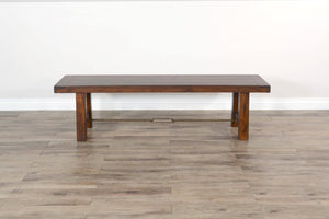 Sunny Designs Tuscany 64 Inch Vintage Mocha Bench
