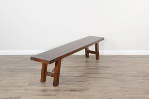Sunny Designs Tuscany 72 Inch Vintage Mocha Bench