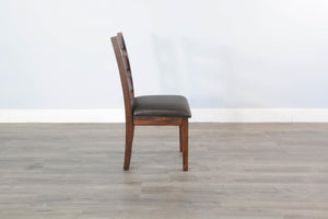 Sunny Designs Tuscany Vintage Mocha Ladderback 40 Inchdining Chair