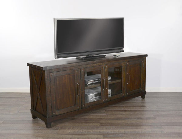 Sunny Designs Vivian Raisin 74 Inch Media TV Console