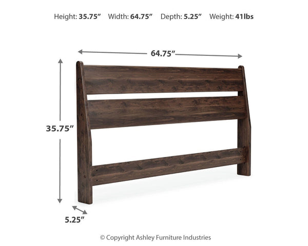Calverson Queen Panel Headboard Mocha