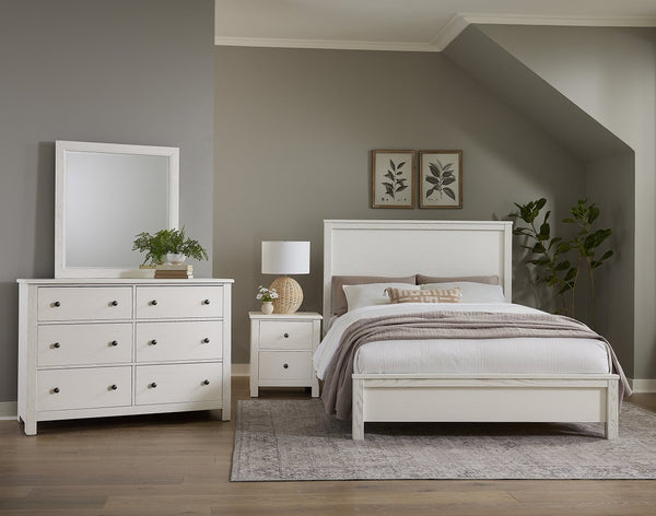 Vaughan-Bassett Fundamentals White Landscape Mirror