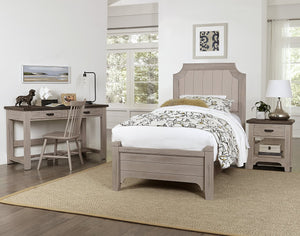 Vaughan-Bassett Bungalow Dover Grey Two-Tone Desk Chair