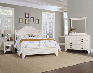 Vaughan-Bassett Bungalow Lattice Full Arched Bed