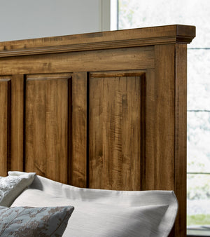 Vaughan-Bassett Maple Road Antique Amish Queen Mansion Bed