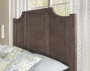 Vaughan-Bassett Maple Road Maple Syrup Queen Scalloped Storage Bed