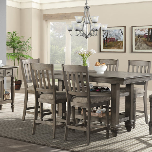Intercon Balboa Park Roasted Oak Traditional Counter-Height Dining Table