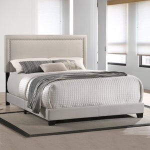 Intercon Gunmetal Contemporary Addyson Twin Upholstered Bed