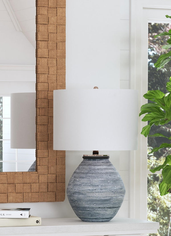 Bassett Mirror Modern Blue Midlands Table Lamp