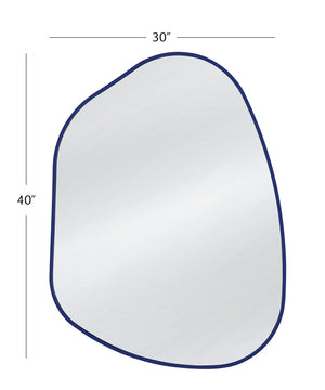 Bassett Mirror Modern Navy Astor Wall Mirror