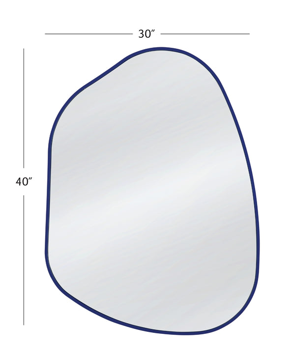 Bassett Mirror Modern Navy Astor Wall Mirror