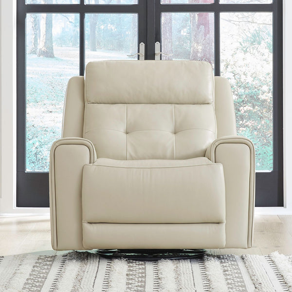 Liberty Furniture Carrington Baja Stone Leather Sg Recliner P3