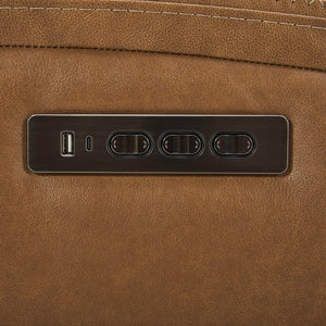 Liberty Furniture Cooper Camel Leather Sofa P3 & Zg