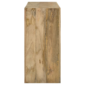 Coaster Benton Rectangular Solid Wood Sofa Console Table Natural