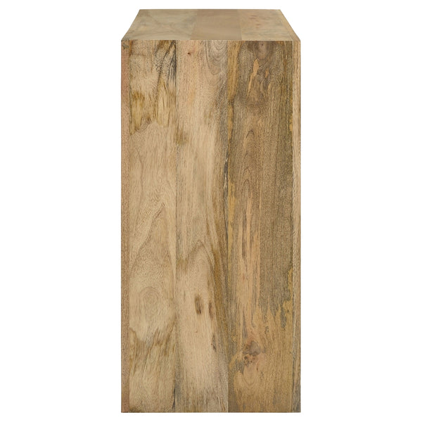 Coaster Benton Rectangular Solid Wood Sofa Console Table Natural