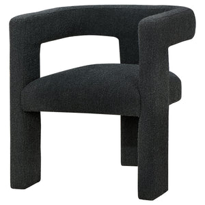 Coaster Petra Boucle Upholstered Accent Side Chair Black