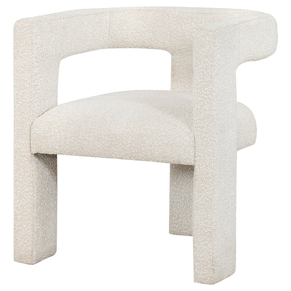 Coaster Petra Boucle Upholstered Accent Side Chair White