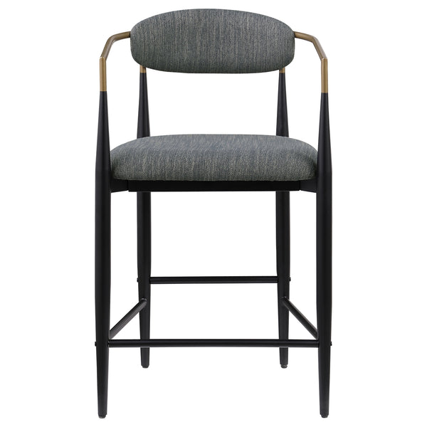 Coaster Tina Fabric Upholstered Counter Chair Dark Grey