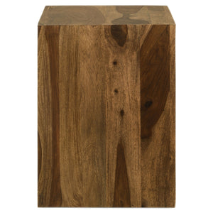 Coaster Odilia Rectangular Solid Wood End Table Auburn