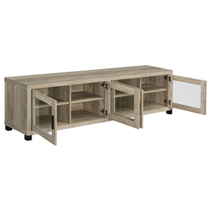Coaster Sachin 3-Piece 79 Inch TV Entertainment Center Antique Pine