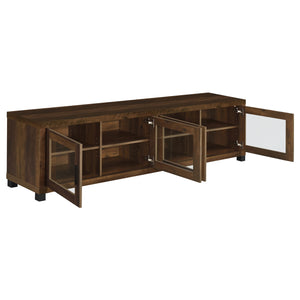 Coaster Sachin 3-Piece 79 Inch TV Entertainment Center Dark Pine