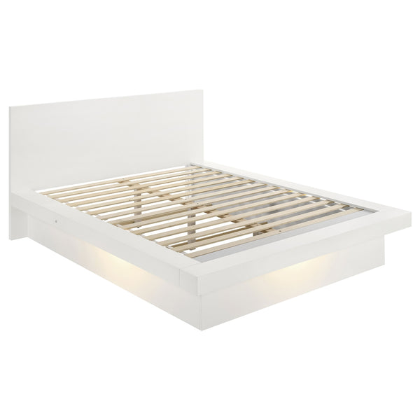 Coaster Jessica 6-Piece King Led Bedroom Set Cream White